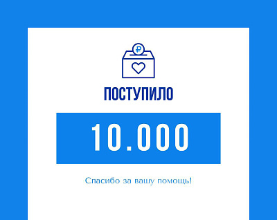 Большое пожертвование